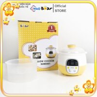 Nồi Nấu Chậm, Nồi Ủ Cháo Bear SUBE001 800ML - Hàng Chính Hãng Bảo Hành 12 Tháng