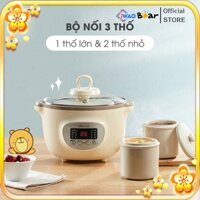 Nồi Nấu Chậm, Nồi Ủ Cháo Bear SUBE002 1.6L - Hàng Chính Hãng Bảo Hành 12 Tháng