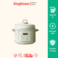 Nồi Nấu Chậm Trực Tiếp BEAR 2L SB-NNC20 Đa Năng Kho Cá Kho Thịt Nồi Áp Suất Hầm Giữ Ấm- BH 18 Tháng- Singhouse