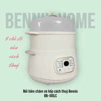 Nồi nấu chậm và cách thủy Bennix BN- 10SLC chưng yến, nấu cháo,nồi nấu đa năng