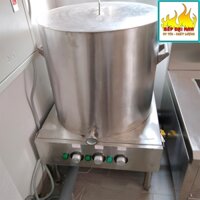 nồi nấu cháo 50L inox dùng điện(an toàn sạch sẽ)