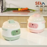 Nồi Nấu Cháo Chậm Ăn Dặm Đa Năng SEKA GT68 Dung Tích 1Lít Bảo Hành 12 Tháng, Nồi Hầm Chưng Yến Cách Thuỷ Có Xửng Hấp