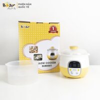 Nồi Nấu Cháo Chậm Bear 0,8L nấu cách thuỷ - Nồi ăn dặm nấu chậm cho bé