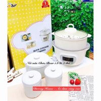 😘😘Nồi nấu cháo chậm Bear 1.6 Lít bản quốc tế mới bảo hành 12 tháng đa năng cho bé ăn dặm😘😘