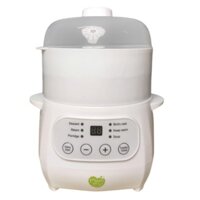 Nồi nấu cháo chậm kèm xửng hấp và thố sứ 1L Mămmy cao cấp, nồi chưng cách thủy, nồi hầm chậm đa năng