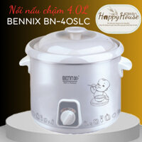 Nồi nấu cháo chậm, nồi chưng yến, đun cách thuỷ cơ Bennix BN-20SLC ( dung tích 2L) / BN-40SLC ( 4L -  Hàng Thái Lan