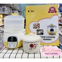 Nồi Nấu Cháo Chậm, Nồi Hầm Đa Năng BEAR Model SUBE001 Dung Tích 0,8L Bản Quốc tế Bảo Hành 18 Tháng Chính Hãng