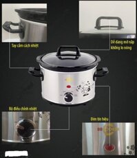 Nồi Nấu Cháo Đa Năng BBCooker BS25 (2.5L) - Hàng Chính Hãng