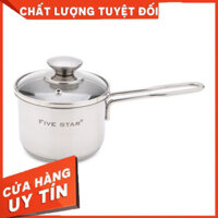 Nồi Nấu Cháo-quấy bột Cho Bé- Quánh Inox 12-14-16cm Fivestar 3 Đáy