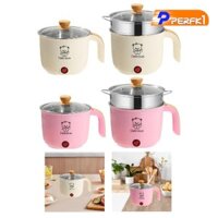 Nồi Nấu Điện Hộ Gia Đình Bảo Vệ Khô Nồi Mini Đa Năng Skillet Điện Để Nấu Trứng Ramen Cháo Súp