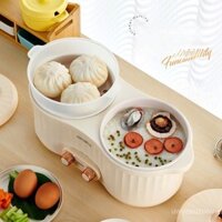 Nồi Nấu Gia Dụng Đa Năng Cho Học Sinh, Chiên, Nấu Mì, Nấu Cháo, Nồi Điện, Nồi Đôi 17HX