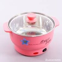 Nồi Nẩu Lẩu Điện COOKING POT SIZE 26Cm, Nồi Lẩu Đa Năng - Chiên, Xào, Nấu Ăn, Nấu Lẩu Mini