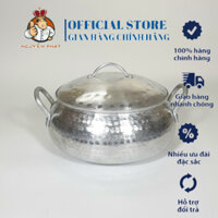 Nồi nấu lẩu riêu cua bằng nhôm, nấu lẩu thái, nồi lẩu bằng nhôm gò cao cấp 16cm, 18cm, 20cm, 22cm - Dụng Cụ Bếp Đà Nẵng