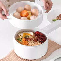 Nồi nấu mì loại cơ và loại điện tử, nồi hầm xương, nồi nấu mì, chiên, rán chống dính phù hợp 3-4 người ăn loại mới