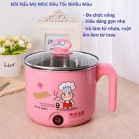 Nồi nấu mỳ mini siêu tốc nhiều màu