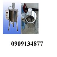 Nồi nấu mỹ phẩm có gia nhiệt và khuấy trộn, nồi nấu mỹ phẩm 15 lít, nồi nấu kem trộn 15 lit, nồi nấu son môi, nồi gia nh