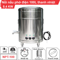 Nồi nấu phở 100 lít thanh nhiệt