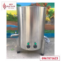 Nồi nấu phở 50 lít dùng điện, nồi phở inox giá rẻ