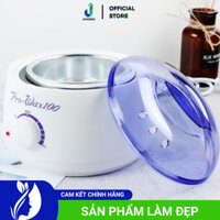Nồi Nấu Sáp Nến Paraffin Wax Lông Pro Wax 100 Cao Cấp Chống Dính-Tặng Kèm Que Gỗ Phết Sáp