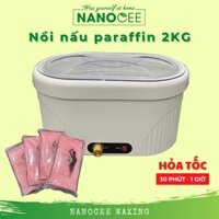 Nồi Nấu Sáp Paraffin NANOCEE-2KG Ủ Chân Tay Mềm Mại, Căng Mịn, Giữ Ẩm Cho Da Tránh Khô Ráp, Nứt Nẻ