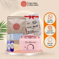 Nồi nấu sáp Pro200, sáp wax lông cao cấp, Lotion dưỡng, dầu lau sáp thừa tặng kèm que gỗ - CP15