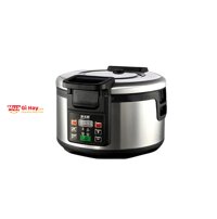 Nồi nấu trân châu công nghiệp Yubann 16 lít 3 kg cỡ lớn nấu tự động nhiều loại Topping nguyên liệu khác nhau từ trân châu thạch bột báng thơm ngon phiên bản tiếng Việt cao cấp