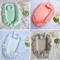 nôi ngủ chung giường cho bé ( vải cotton hàn )