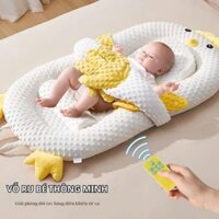 NÔI NGỦ ĐA NĂNG ,CHỐNG TRÀO NGƯỢC CHO  BÉ KẾT HỢP TAY ĐẬP VỖ MÔNG,KỂ CHUYỆN ,HỌC NÓI RU BÉ NGỦ NGON( Hàng cao cấp)