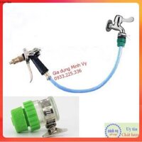 Nối nhanh ống mềm 14mm với vòi nước để tưới cây,rửa xe - Cut nối nhanh ống nước mềm 14-16mm với vòi nước NNCG - Mẫu B