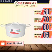 Nồi nhôm Anod cao cấp Sunhouse SHG2716SA truyền nhiệt nhanh tiết kiệm thời gian đun nấu - SSHOP OFFICIAL
