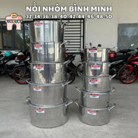 Nồi Nhôm Bình Minh Lớn Size 32-50 - Hàng Thủ Công Việt Nam Chính Hãng, Bền Nhẹ, Dẫn Nhiệt Tốt Của Shop Vườn Tiện Ích