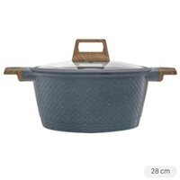 Nồi nhôm chống dính nắp kính 28 cm DMX NN002