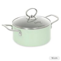 Nồi nhôm chống dính nắp kính 16 cm Delites NDE16