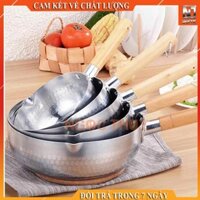 Nồi nhôm có tay cầm cán gỗ