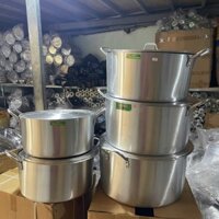 Nồi nhôm đúc loại dày, hàng tại xưởng size lớn 40-42-44-46-48-50cm - Trường An VN