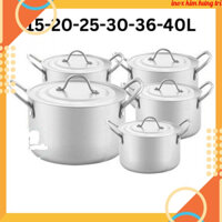 Nồi NHÔM Hải Phòng LỚN DÀY ĐẶC BIỆT Từ 15L Đến 120L (15L-20L-25L-30L-36L-40L)