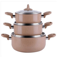 Nồi nhôm Kangaroo 20cm, đáy từ KG933S