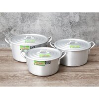 Nồi nhôm Kim Hằng quai tròn xi bóng đủ kích cỡ
