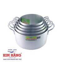 Nồi nhôm Kim Hằng T5 cao cấp 16cm, 18cm, 20cm, 22cm, 24cm, 26cm (nồi nhôm dày xi bóng)