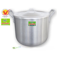 Nồi nhôm soup pot KIM HẰNG size to 40cm( 33lít) 42cm(39,6 lít) 44cm( 44,7 lít)46cm(52.5 lít) chính hãng bảo hành