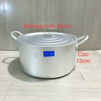 Nồi nhôm Tem Xanh dầy dặn Size 26cm