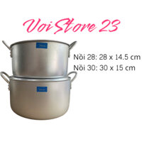 NỒI NHÔM TEM XANH SỐ 28-30CM