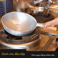 Nồi Nhôm, Thìa Ngựa Lớn Thương Mại, Chảo Chống Dính, Chảo Xào Rau Đáy Tròn Đáy Phẳng, Chảo Tôm Hùm Hải Sâm Nướng Hành Lá