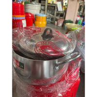 nồi nhôm xi bầu Tân Đức Thành hàng loại 1 dày, không bị đen 24cm