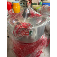 nồi nhôm xi bầu Tân Đức Thành hàng loại 1 dày, không bị đen 26cm