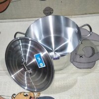 Nồi nhôm -  xoong nhôm nấu ăn đa năng đun bếp ga cao cấp - Tiện Ích Việt