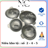 NỒI, NIÊU,THỐ GANG KHO QUẸT KHO TỘ SỐ 2 & 4 & 5