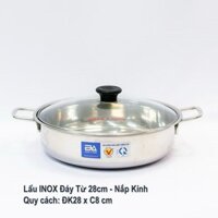 Nồi nổi Inox Đông á cook🍀FREESHIP☘️size 26cm ,28cm inox 304 có tay cầm