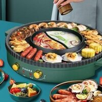 Nồi Nướng, Nồi Nướng, Nồi Nướng Cỡ Lớn Gia Dụng, Nồi Vịt Quay, Nồi Chống Dính Nướng, Nồi Lẩu Hàn Quốc Điều Khiển Nhiệt Đ