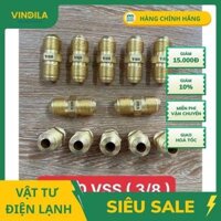 Nối ống đồng Phi 6, 10, 12 VSS - Nối ống đồng phi 6 – 10 – 12mm, Phụ kiện kết nối ống đồng kín khí, chống rò rỉ gas
